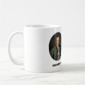 Mug Benjamin Franklin ne pas être oublié lisant (Gauche)