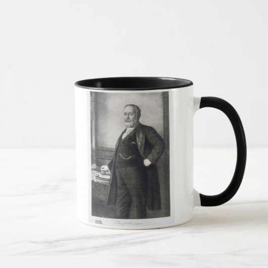 Mug Benjamin Harrison (1833-1901), 23ème président de (Droite)