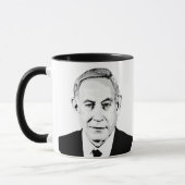 Mug Benjamin Netanyahu (Gauche)
