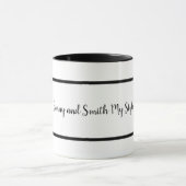 Mug Benny noir et blanc et Smith mon style (Centre)