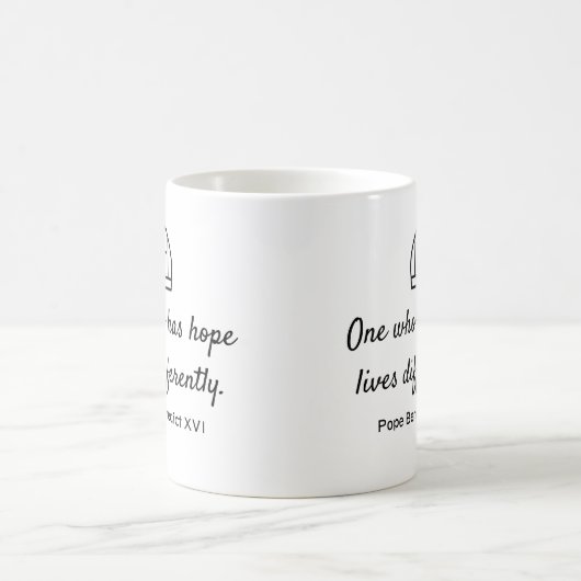 Mug Benoît XVI cite : (Centre)
