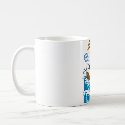 Mug Bento dans la vague (Gauche)