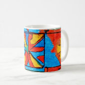 Mug Berbères Amazigh motifs, signes et symboles abstra (Devant droit)
