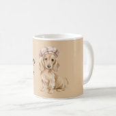Mug Béret Amour de Chiots (Devant droit)