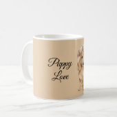 Mug Béret Amour de Chiots (Devant gauche)