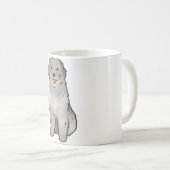 Mug Bergamasco Sheepdog art (Devant droit)
