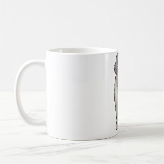 Mug Bergamasco Sheepdog art (Gauche)