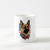 Mug Berger allemand avec drapeau américain (Centre)