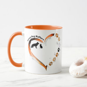 Mug Berger Allemand Chaque Chien Compte Cardiaque Poir