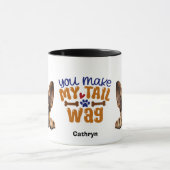 Mug Berger Allemand Chien Vous Faites Mon Wag De Queue (Centre)