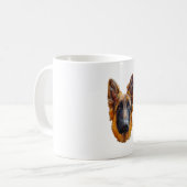 Mug Berger Allemand Chiot Chien Mignon (Devant gauche)