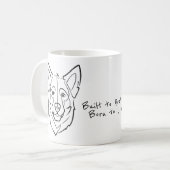 Mug Berger Allemand, Construit pour Protéger, Né pour (Devant gauche)