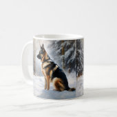 Mug Berger Allemand Laisser Neige Noël (Devant gauche)