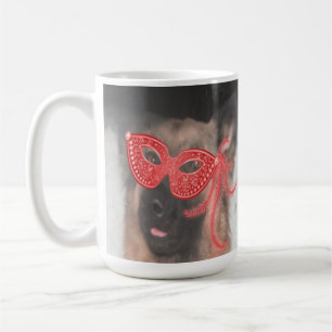Mug berger allemand Mardi Gras Masque rouge
