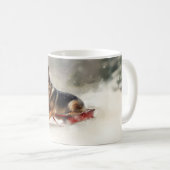 Mug Berger allemand neige de Noël hiver (Devant droit)