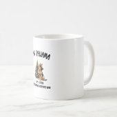 Mug berger allemand & Noël, Drôle Chien Design pour (Devant droit)