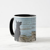 Mug Berger allemand noir de laque (Devant gauche)