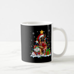 Mug Berger Allemand père Noël Avec Feu De Noël Chat El