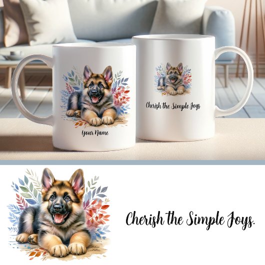 Mug berger allemand personnalisé avec devis