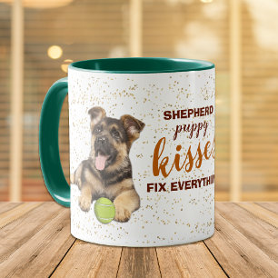 Mug Berger allemand Puppy Kisses Réparez tout