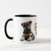 Mug Berger Allemand Puppy Vous Faites Mon Wag De Queue (Gauche)