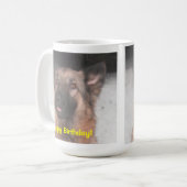 Mug berger allemand Stick langue de l'Anniversaire (Devant gauche)