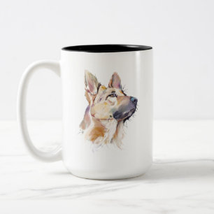 Mug Berger Allemand, Tasse de café Chien GSA Aquar