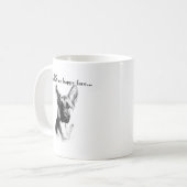 Mug Berger allemand visage heureux (Devant gauche)