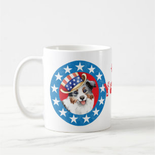 Mug Berger américain miniature patriote