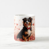 Mug Berger australien avec Rose - Saint Valentin (Centre)