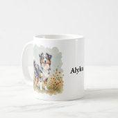 Mug Berger Australien Merle Queue Longue (Devant gauche)
