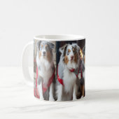 Mug Berger australien près de la cheminée Noël (Devant gauche)