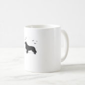 Mug Berger Australien � Silhouette de la Lune d'Hallow (Devant droit)