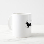 Mug Berger Australien � Silhouette de la Lune d'Hallow (Devant gauche)