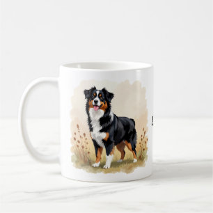 Mug Berger australien Tricolore noir Chien australien