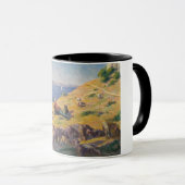Mug Berger avec son mouton regardant la mer (Devant droit)