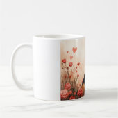Mug Berger belge avec des roses - Saint-Valentin (Gauche)