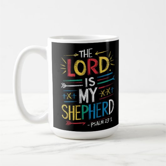 Mug Berger céleste : Verse de la Bible (Gauche)