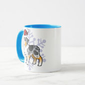 Mug Berger d'Australien de Noël (Devant gauche)