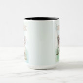 Mug Berger des Pyrénées Aquarelle Chien Personnalisé (Centre)