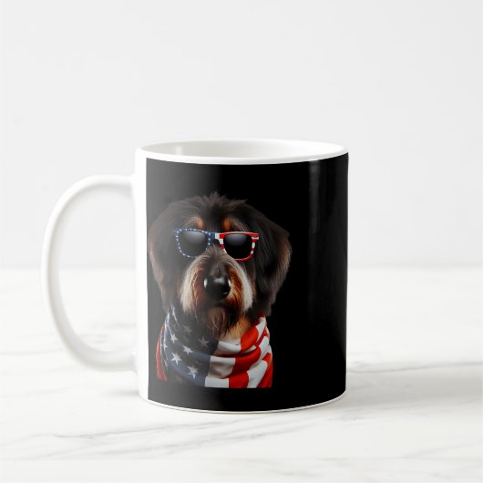 Mug Berger Picard Chien 4 juillet l'indépendance améri (Gauche)