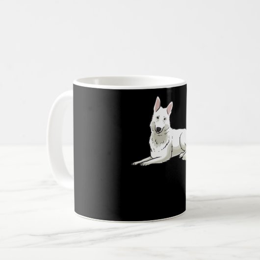 Mug Berger suisse blanc (Devant gauche)
