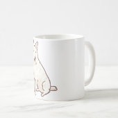 Mug Berger suisse blanc assis (Devant droit)