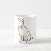 Mug Berger suisse blanc assis (Centre)