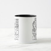 Mug Berger Travaille de chez lui avec son mouton (Centre)