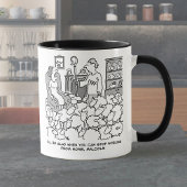 Mug Berger Travaille de chez lui avec son mouton