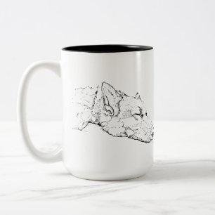 Mug Bergère Allemand, Café Maman de Chien Personna