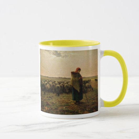 Mug Bergère avec son troupeau, 1863 (Droite)