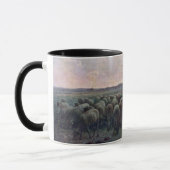 Mug Bergère avec son troupeau, Jean-François Millet (Gauche)