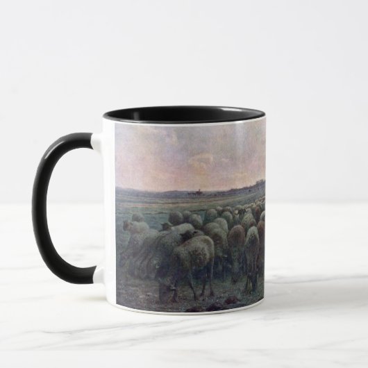Mug Bergère avec son troupeau, Jean-François Millet (Gauche)